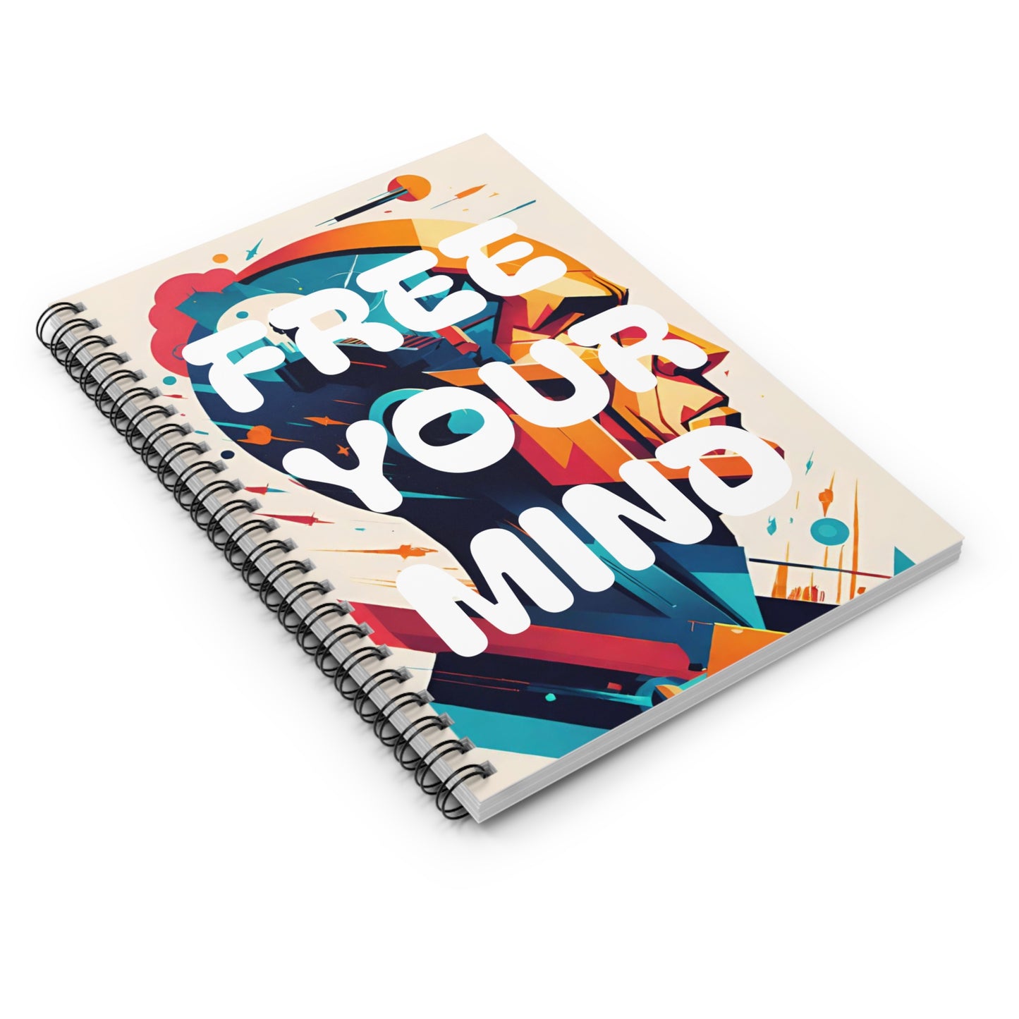 D3C0D3D | FREE YOUR MIND | SPIRAL NOTEBOOK