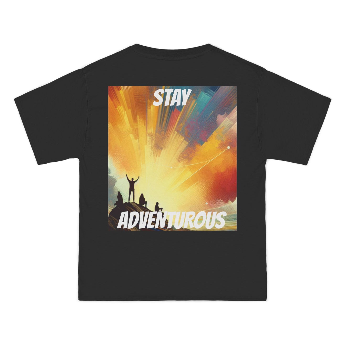 DECODED | STAY ADVENTUROUS | Unisex Beefy-T® Short-Sleeve T-Shirt