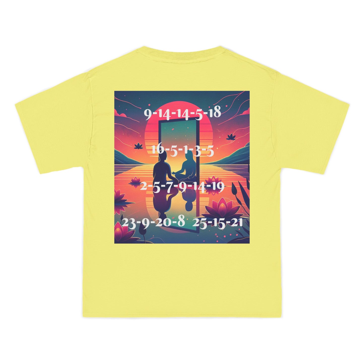 ENCODED | INNER PEACE BEGINS WITH YOU Unisex Beefy-T® short-sleeve T-shirt