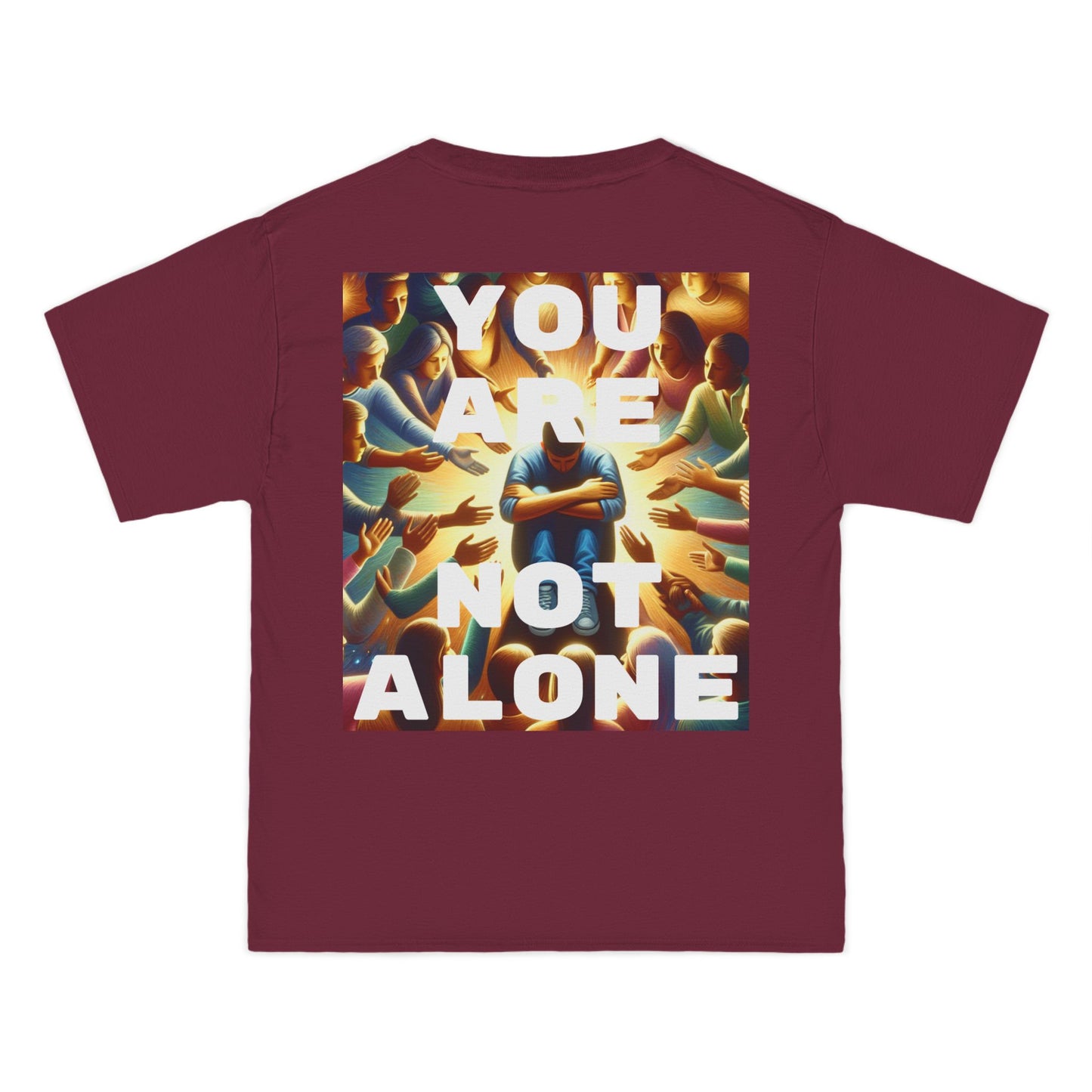 DECODED | YOU ARE NOT ALONE | Unisex Beefy-T® short-sleeve T-shirt