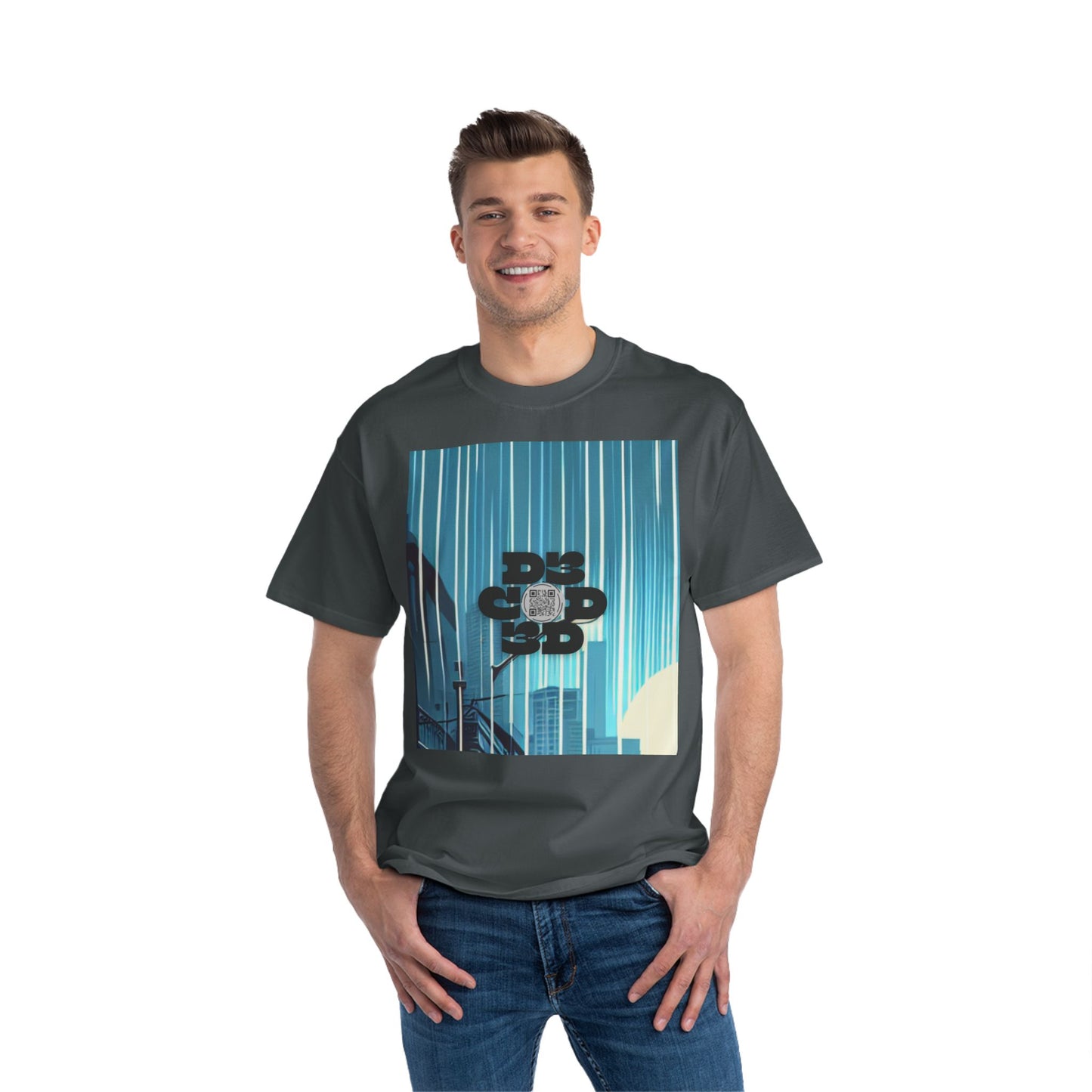 NO CODE | EMBRACE THE STORM | Unisex Beefy-T® Short-Sleeve T-Shirt