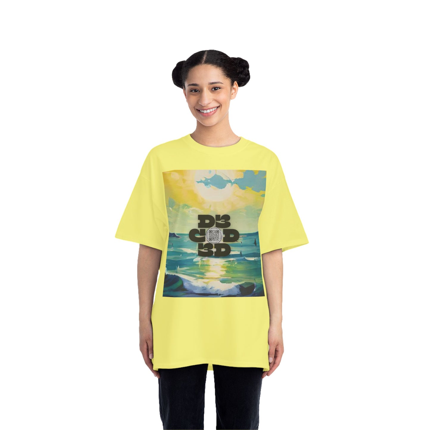 ENCODED | FIND YOUR HAPPY PLACE Unisex Beefy-T® Short-Sleeve T-Shirt