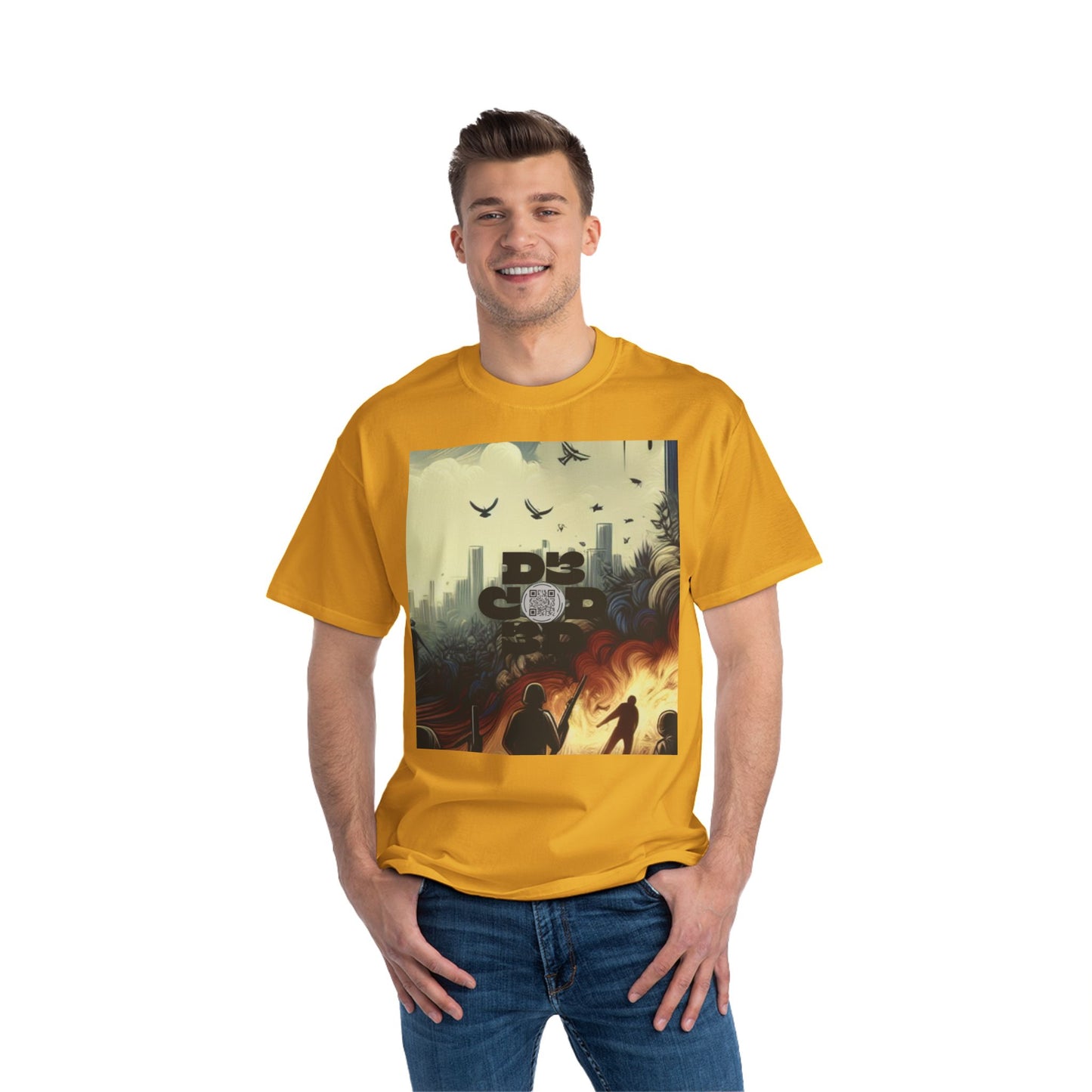 DECODED | FEAR NO EVIL | Unisex Beefy-T® Short-Sleeve T-Shirt