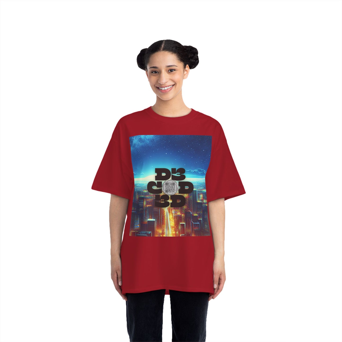 ENCODED | STAY TO SEE WHY IT WAS WORTH IT Unisex Beefy-T® short-sleeve T-Shirt