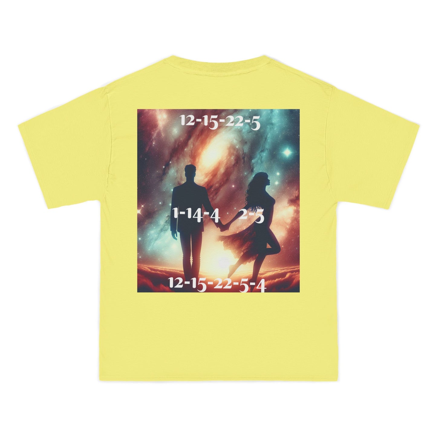 ENCODED | LOVE AND BE LOVED Unisex Beefy-T® short-sleeve T-shirt