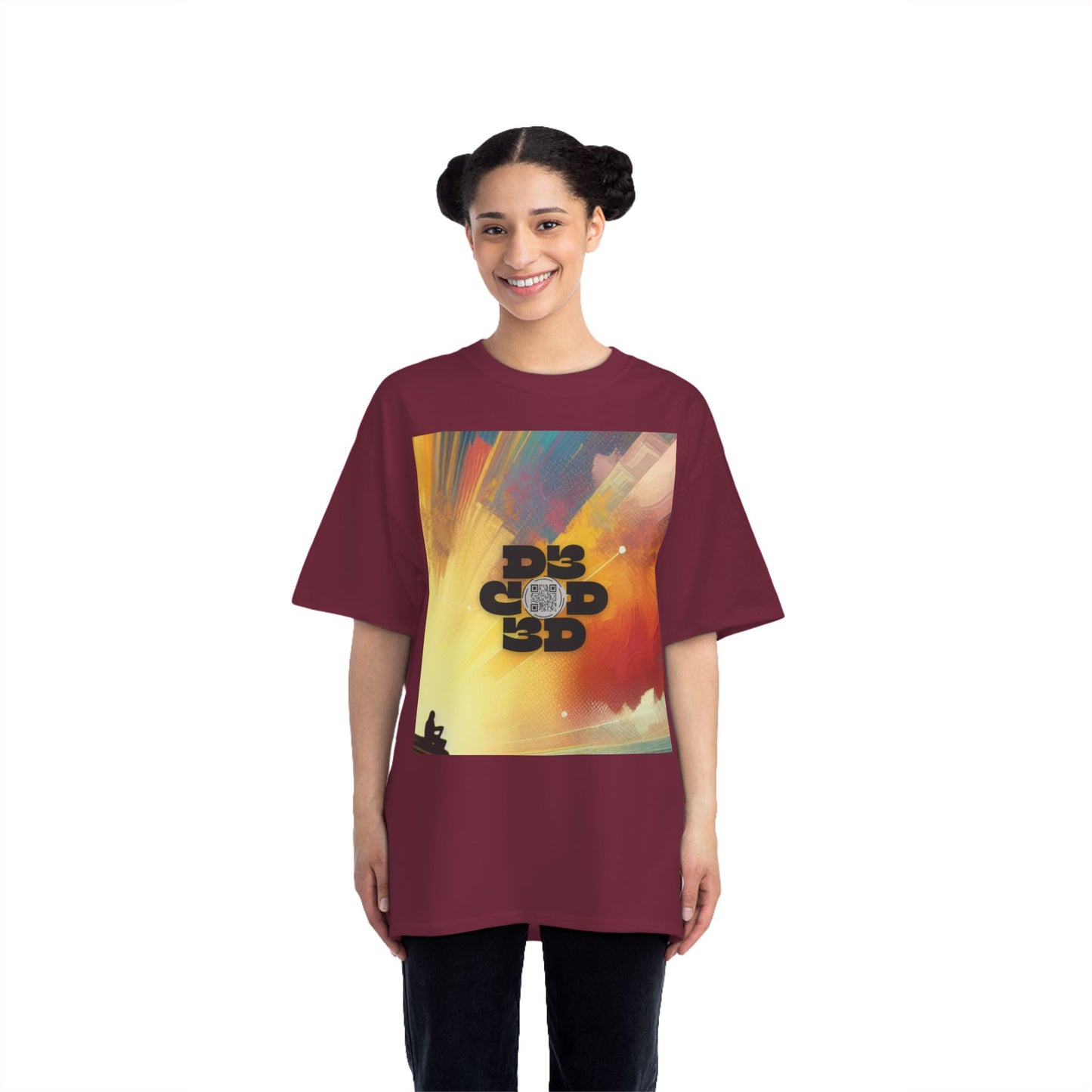 ENCODED | STAY ADVENTUROUS Unisex Beefy-T® Short-Sleeve T-Shirt