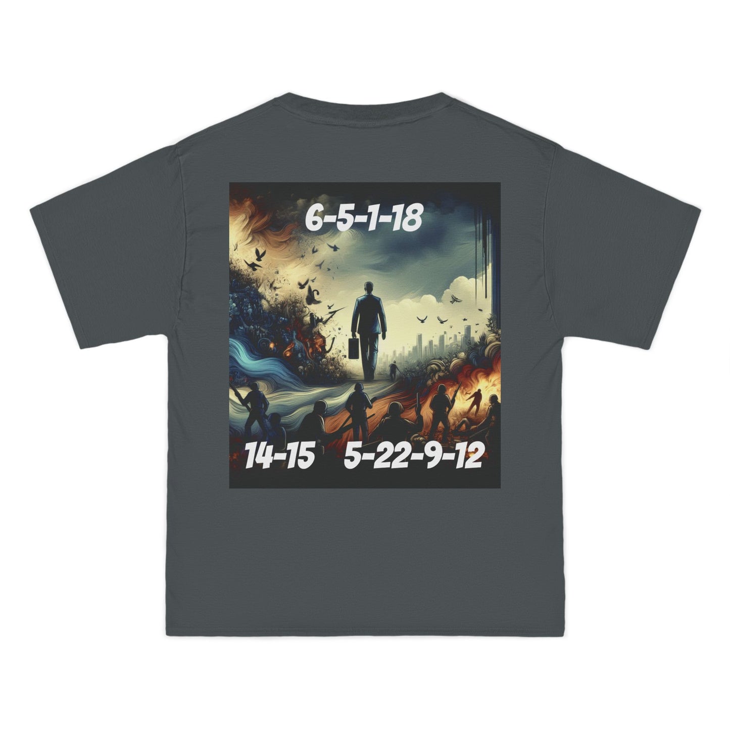 ENCODED | FEAR NO EVIL Unisex Beefy-T® Short-Sleeve T-Shirt