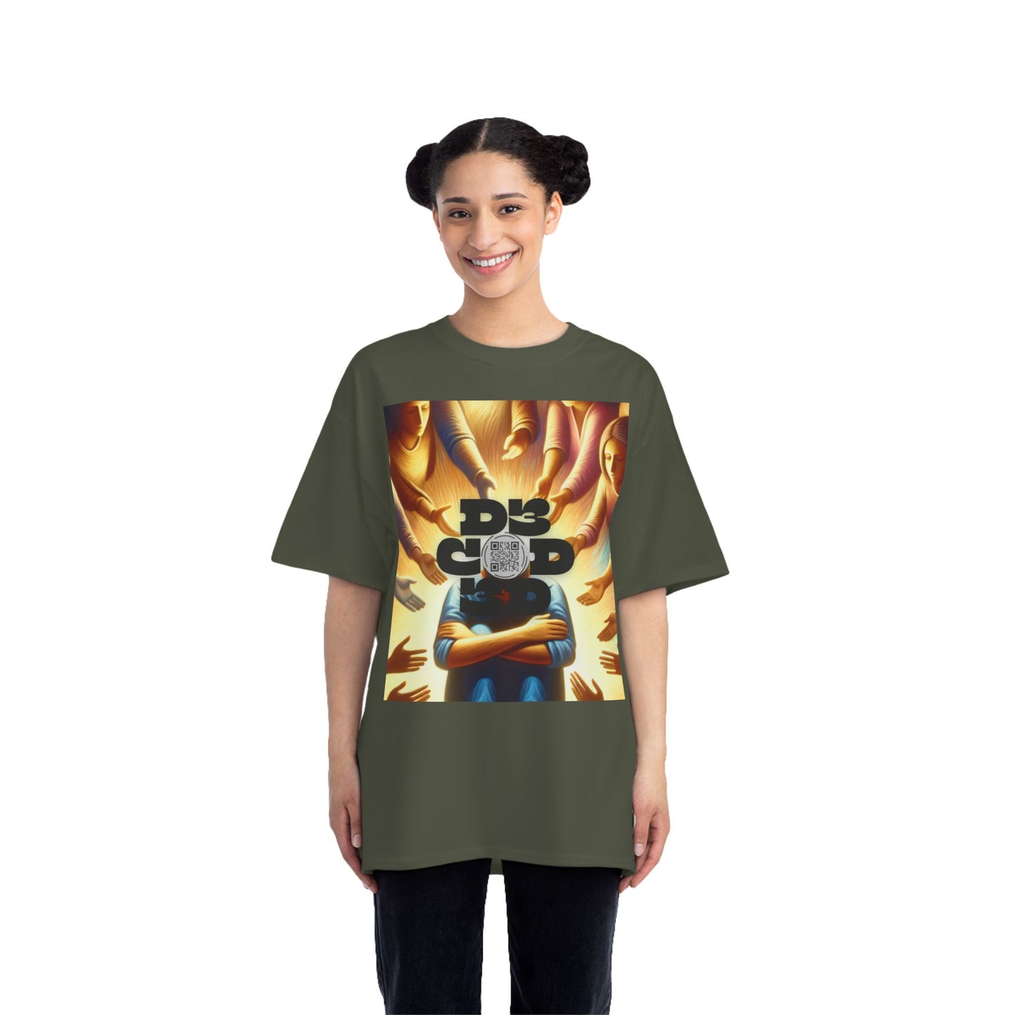 ENCODED | YOU ARE NOT ALONE Unisex Beefy-T® short-sleeve T-shirt