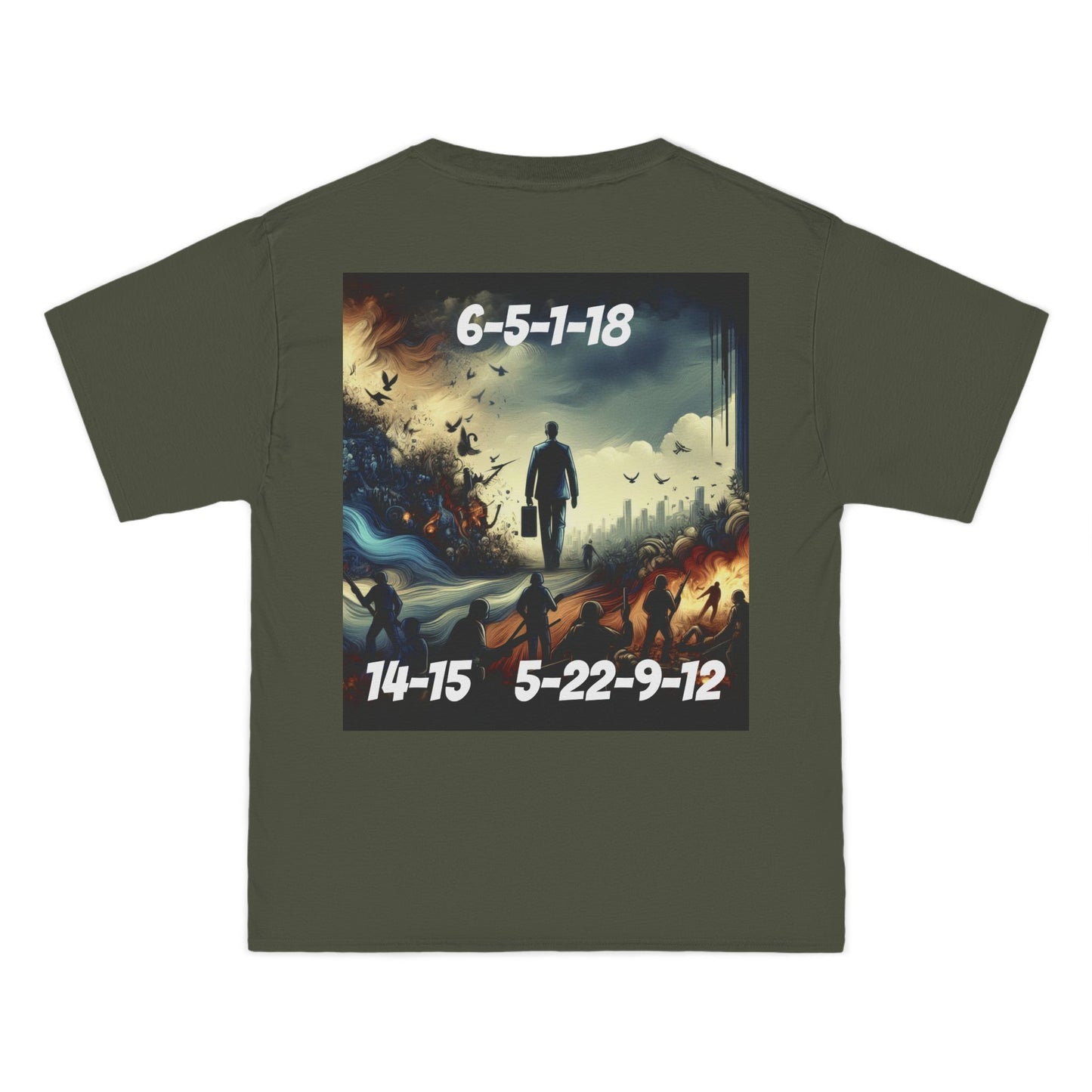 ENCODED | FEAR NO EVIL Unisex Beefy-T® Short-Sleeve T-Shirt