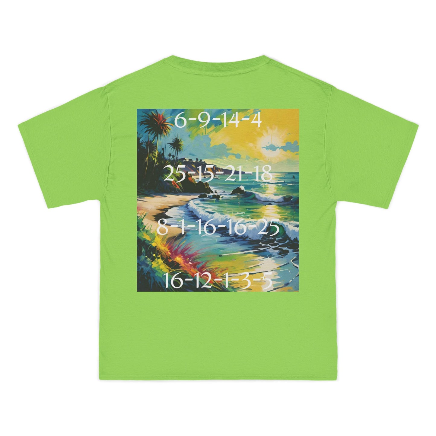 ENCODED | FIND YOUR HAPPY PLACE Unisex Beefy-T® Short-Sleeve T-Shirt