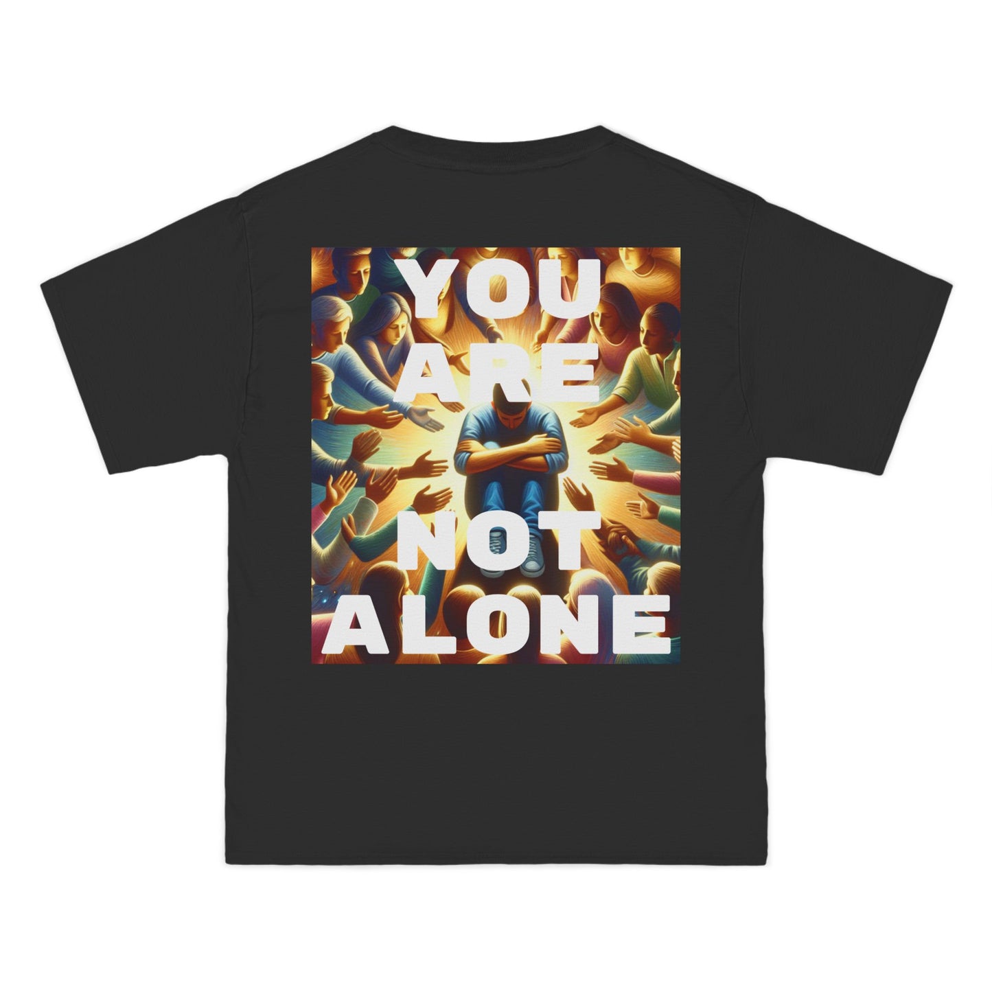 DECODED | YOU ARE NOT ALONE | Unisex Beefy-T® short-sleeve T-shirt