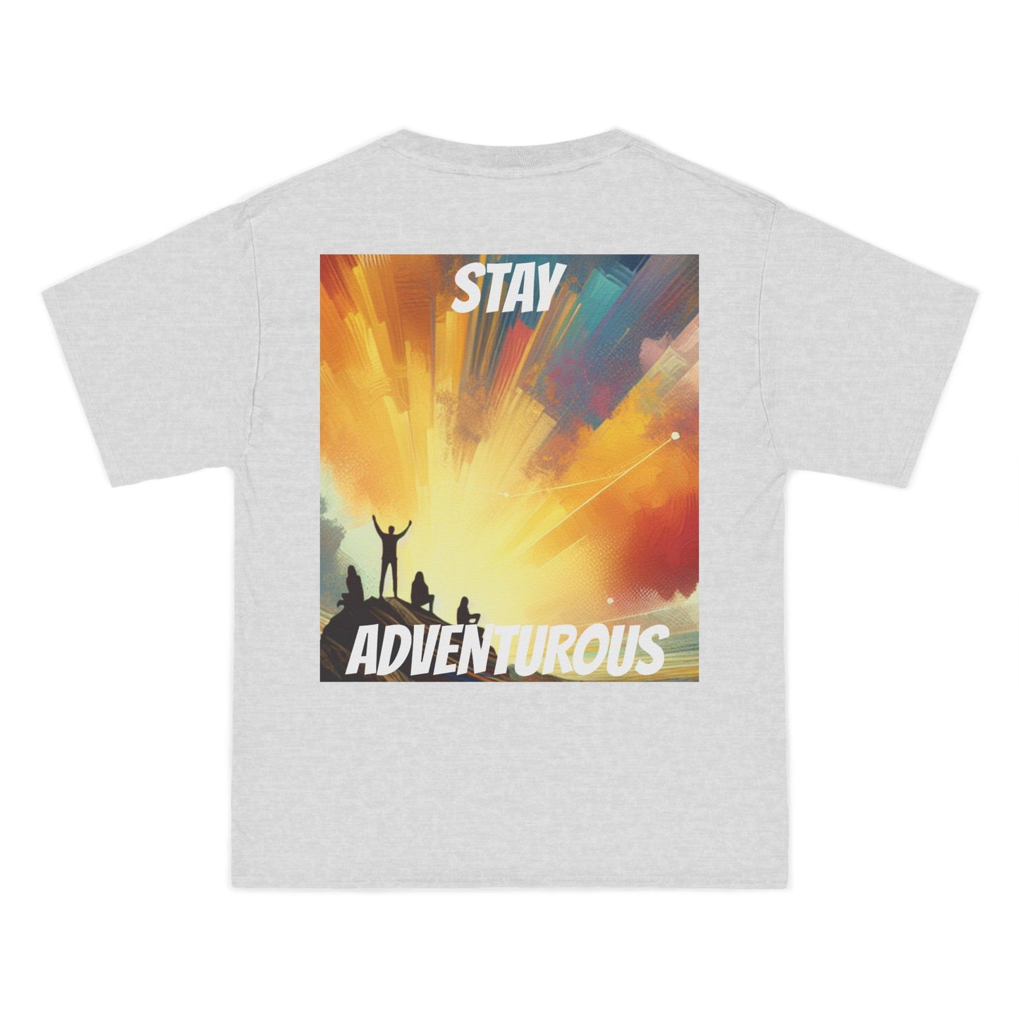 DECODED | STAY ADVENTUROUS | Unisex Beefy-T® Short-Sleeve T-Shirt