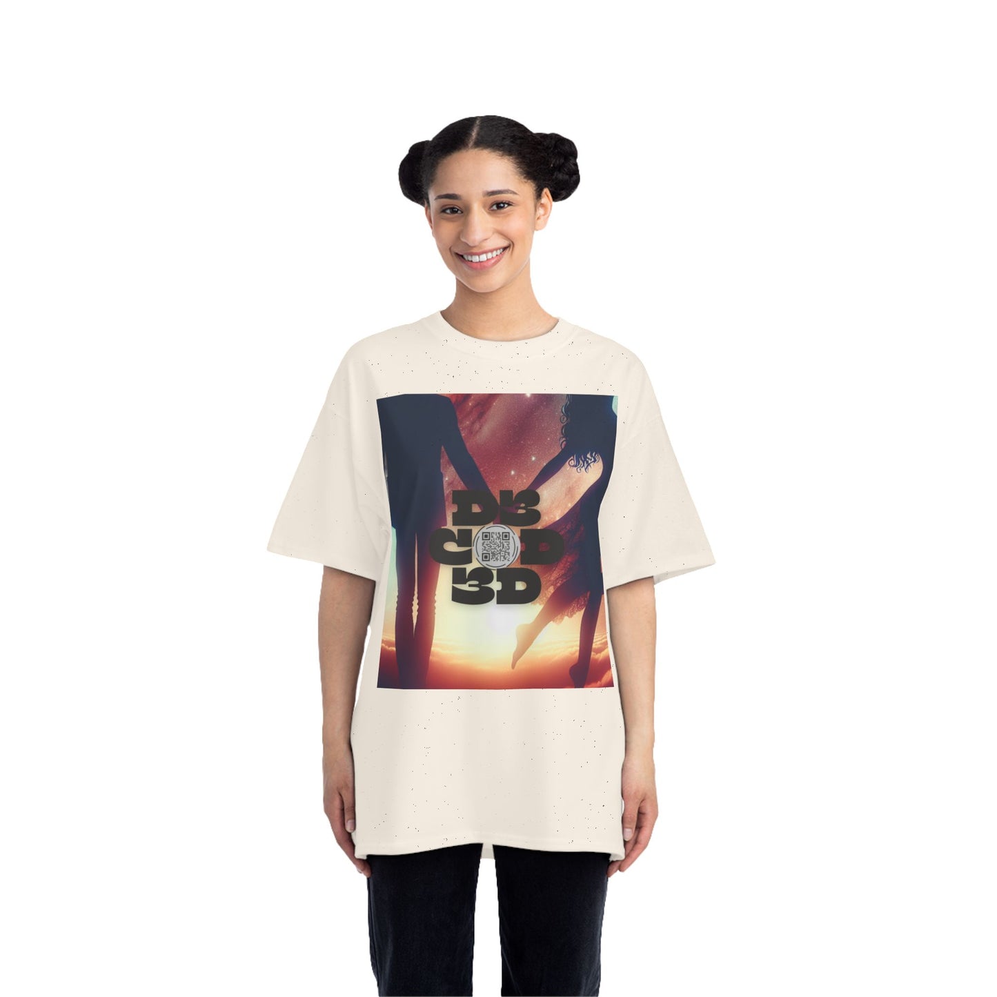 ENCODED | LOVE AND BE LOVED Unisex Beefy-T® short-sleeve T-shirt