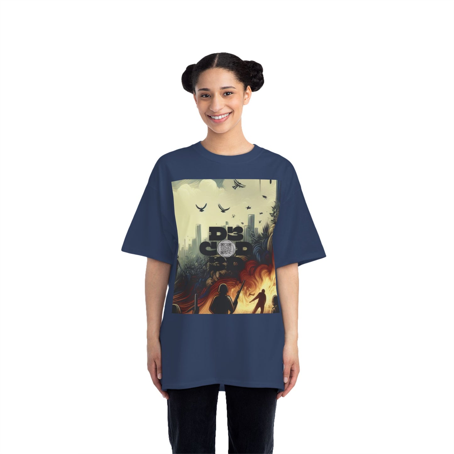 DECODED | FEAR NO EVIL | Unisex Beefy-T® Short-Sleeve T-Shirt