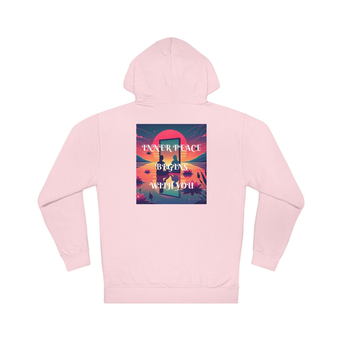 DECODED | INNER PEACE BEGINS WITH YOU | Unisex Hooded Sweatshirt