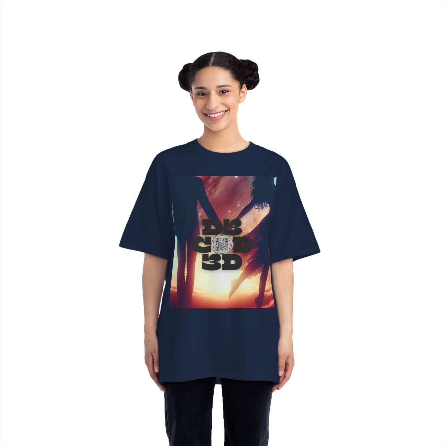 ENCODED | LOVE AND BE LOVED Unisex Beefy-T® short-sleeve T-shirt