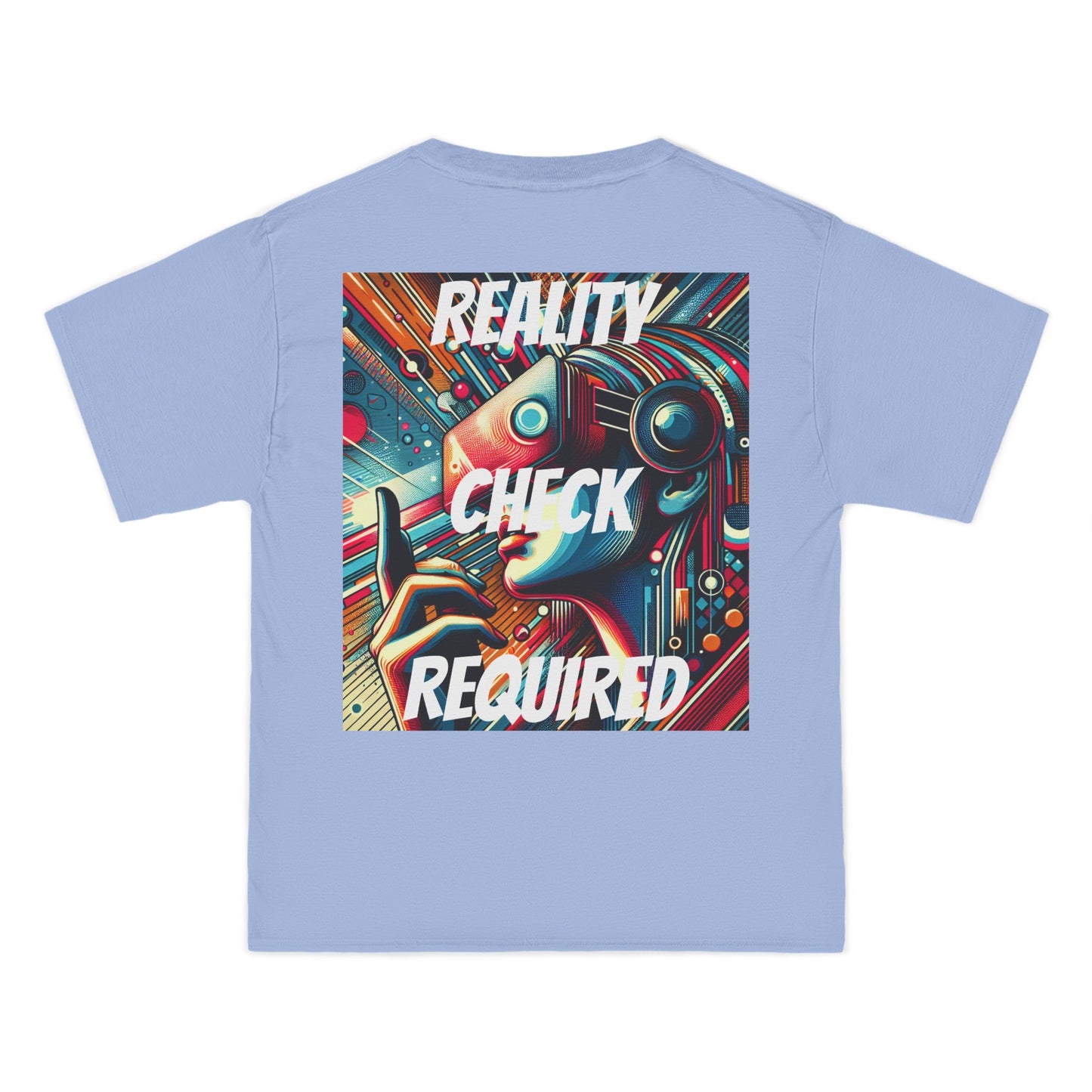 DECODED | REALITY CHECK REQUIRED | Unisex Beefy-T® Short-Sleeve T-Shirt