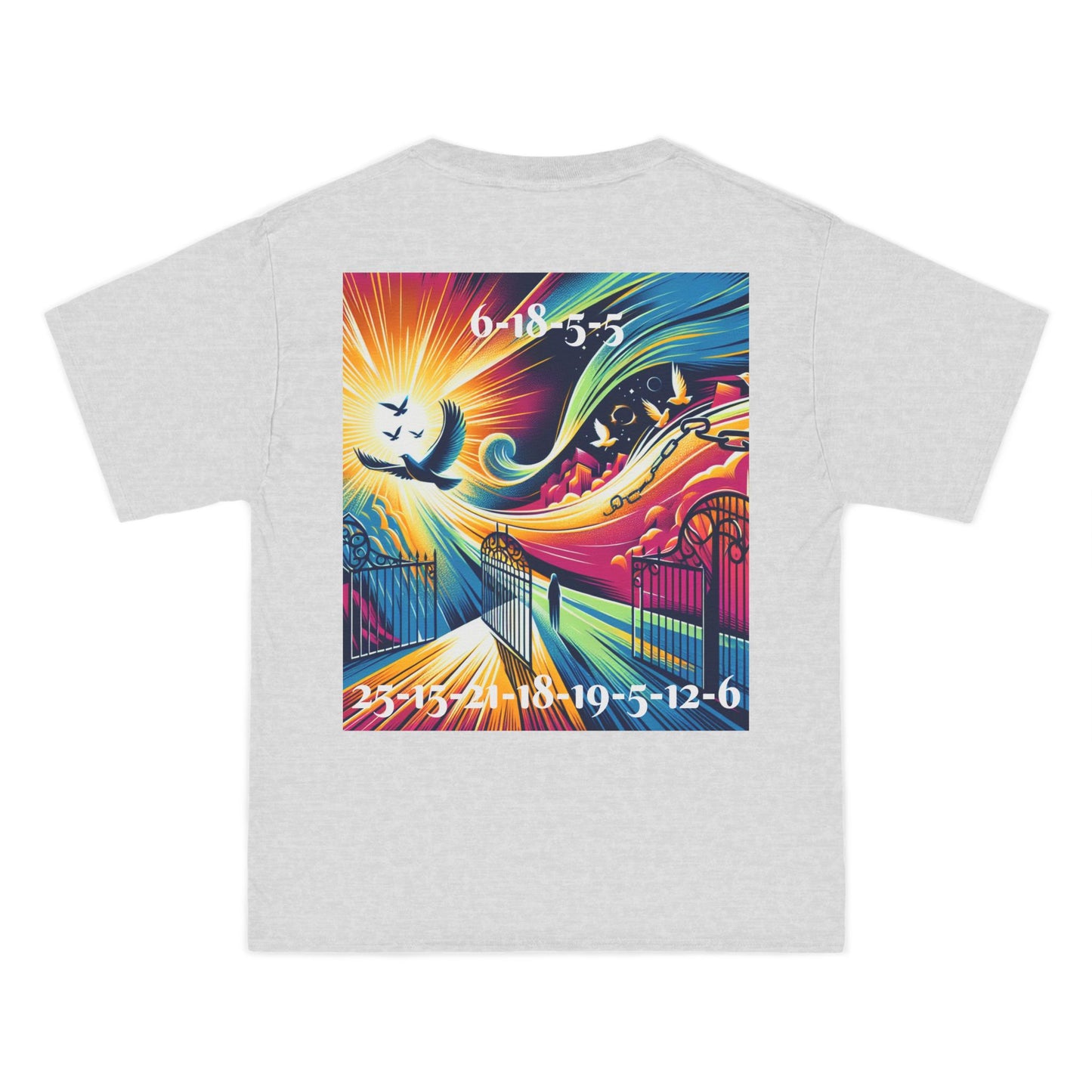ENCODED | FREE YOURSELF Unisex Beefy-T® short-sleeve T-shirt