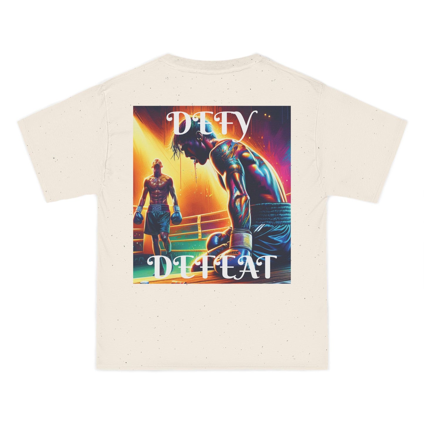 DECODED | DEFY DEFEAT | Unisex Beefy-T® Short-Sleeve T-Shirt