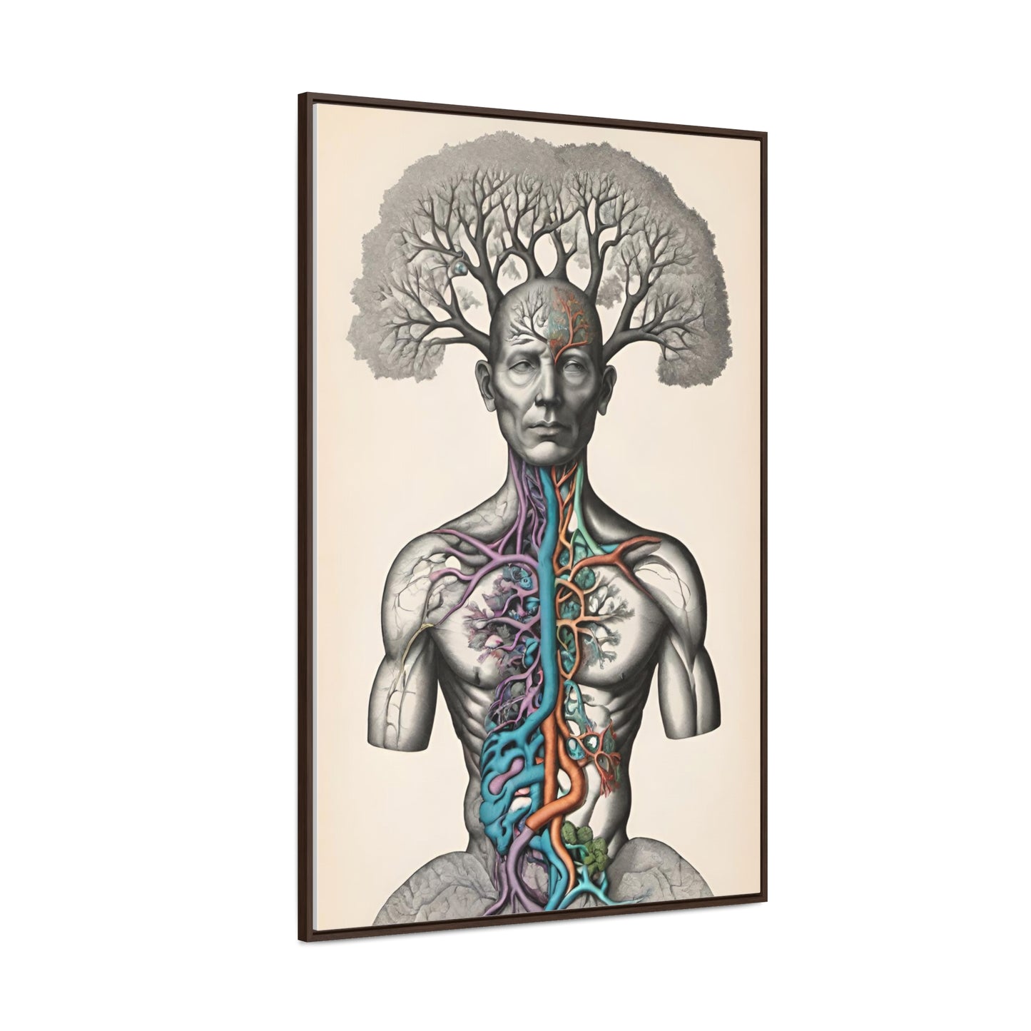 KEEP GROWING | Vertical Framed Canvas