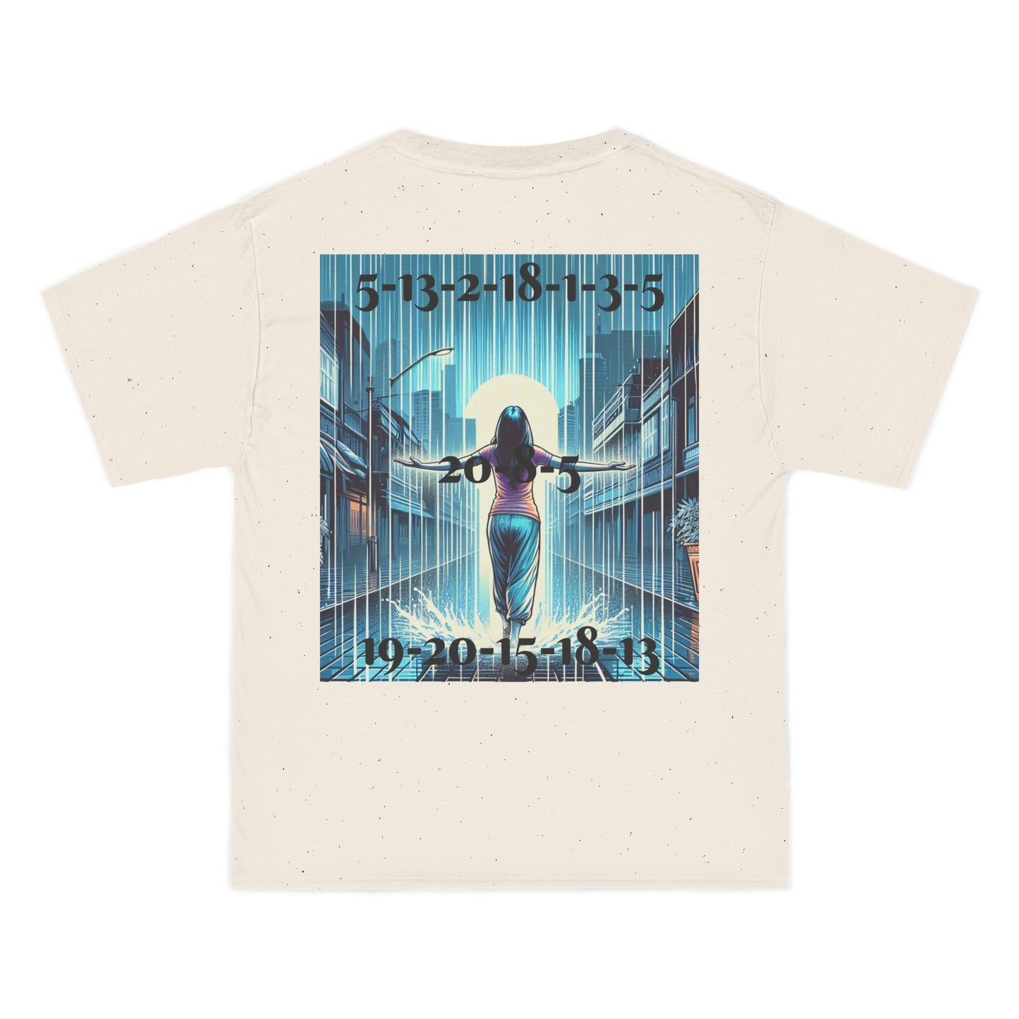 ENCODED | EMBRACE THE STORM Unisex Beefy-T® Short-Sleeve T-Shirt