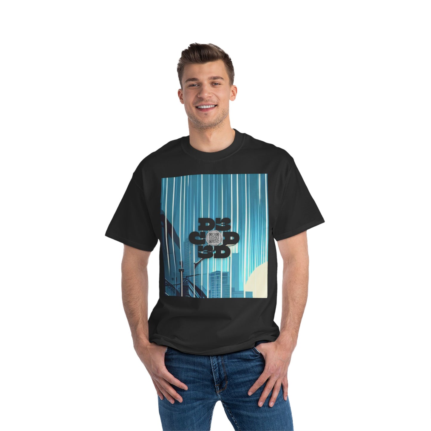 NO CODE | EMBRACE THE STORM | Unisex Beefy-T® Short-Sleeve T-Shirt