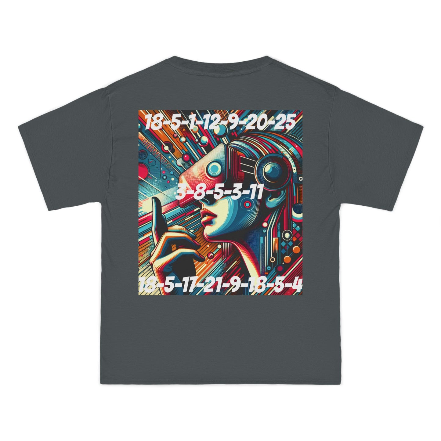 ENCODED | REALITY CHECK REQUIRED Unisex Beefy-T® Short-Sleeve T-Shirt
