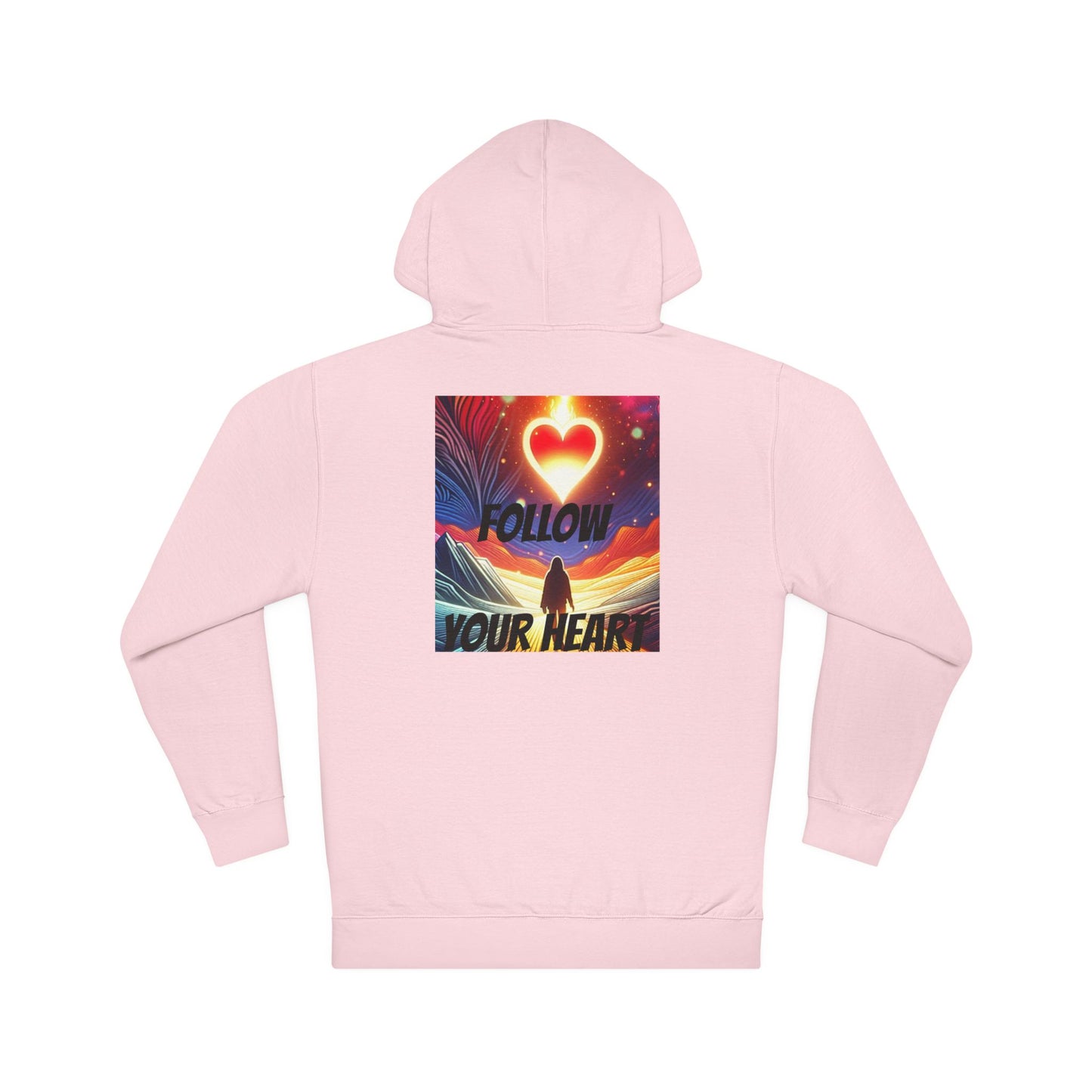 DECODED | FOLLOW YOUR HEART | Unisex Hooded Sweatshirt