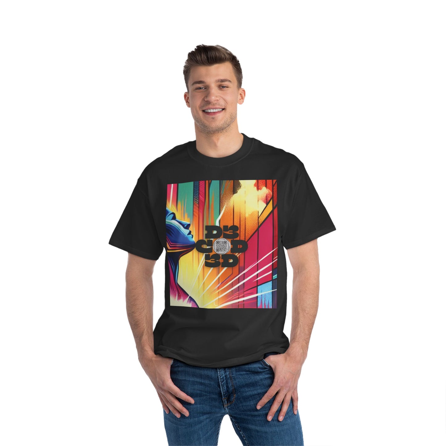 ENCODED | YOU HOLD THE POWER Unisex Beefy-T® Short-Sleeve T-Shirt