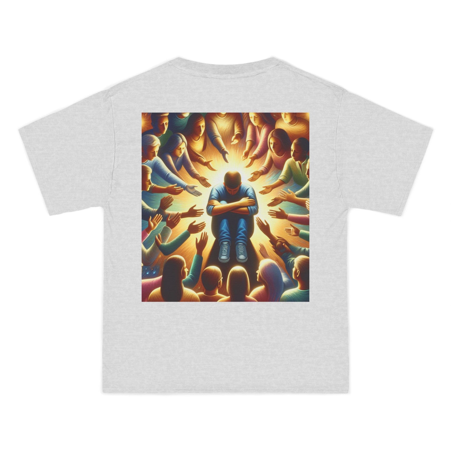 NO CODE | YOU ARE NOT ALONE | Unisex Beefy-T® short-sleeve T-shirt
