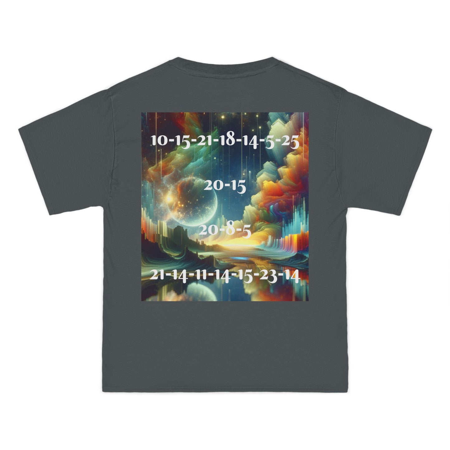 ENCODED | JOURNEY TO THE UNKNOWN Unisex Beefy-T® short-sleeve T-shirt