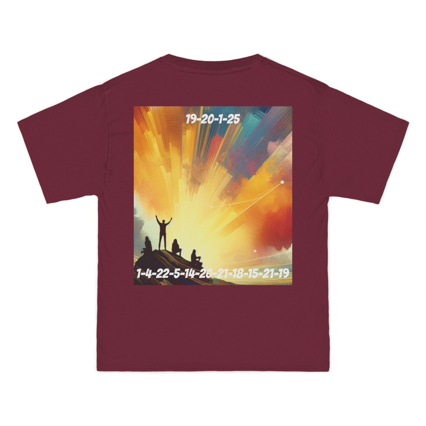 ENCODED | STAY ADVENTUROUS Unisex Beefy-T® Short-Sleeve T-Shirt