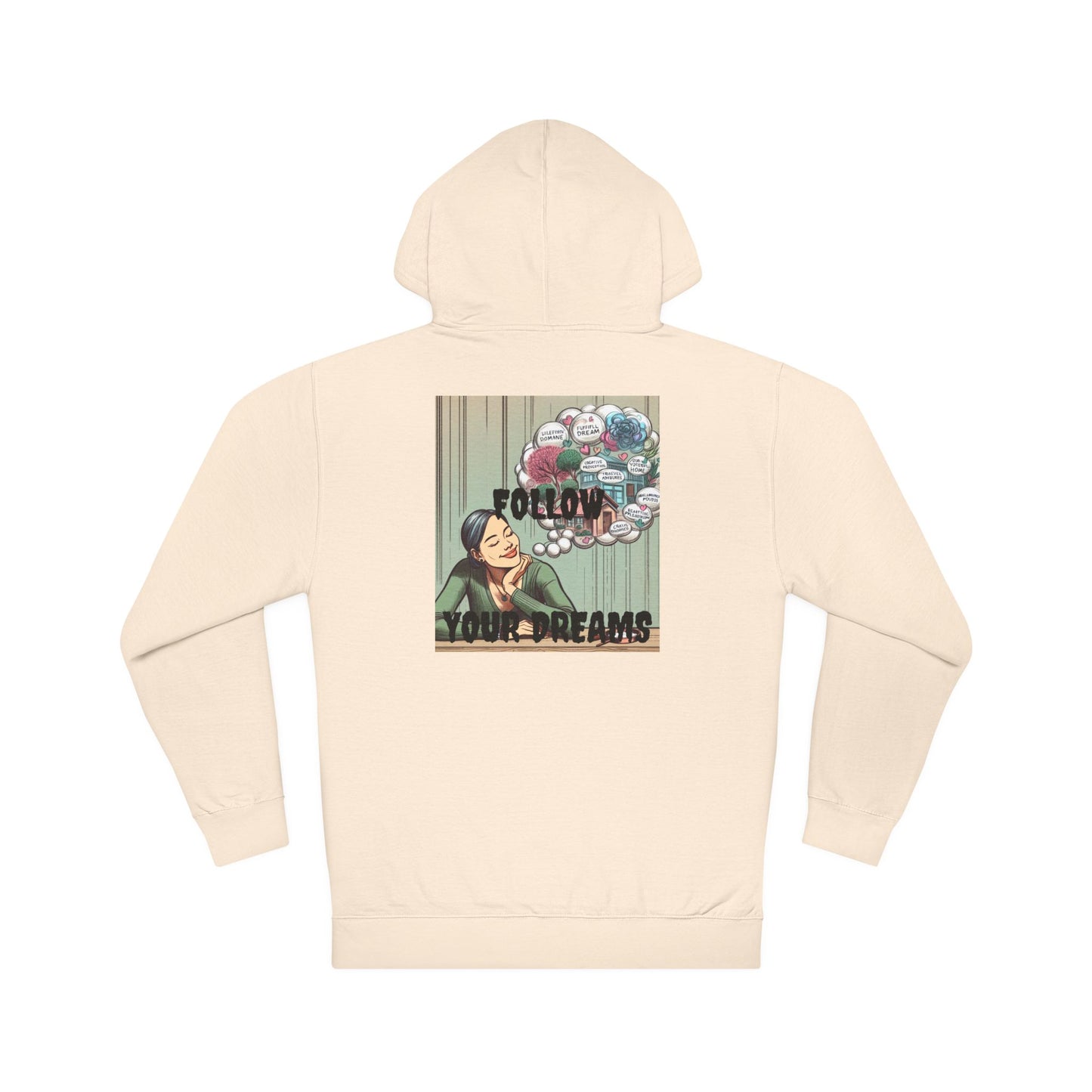 DECODED | FOLLOW YOUR DREAMS | Unisex Hooded Sweatshirt