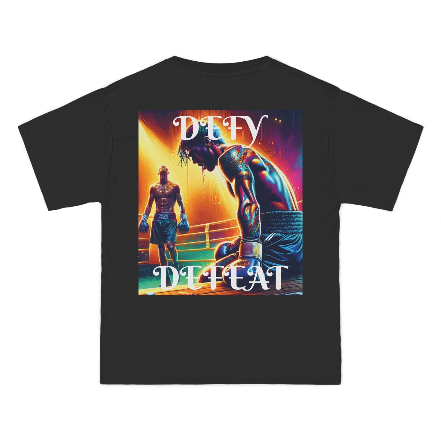 DECODED | DEFY DEFEAT | Unisex Beefy-T® Short-Sleeve T-Shirt