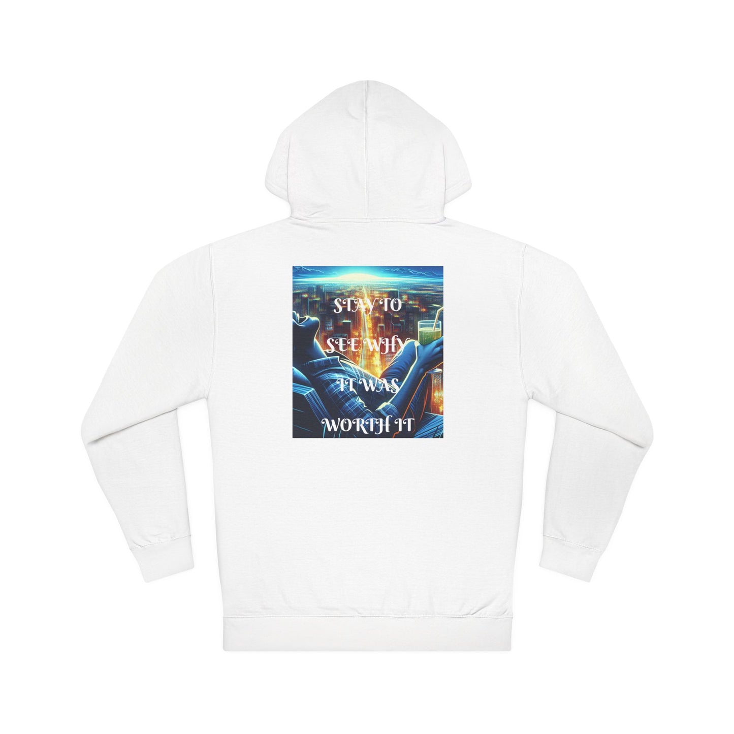 DECODED | STAY TO SEE WHY IT WAS WORTH IT | Unisex Hooded Sweatshirt