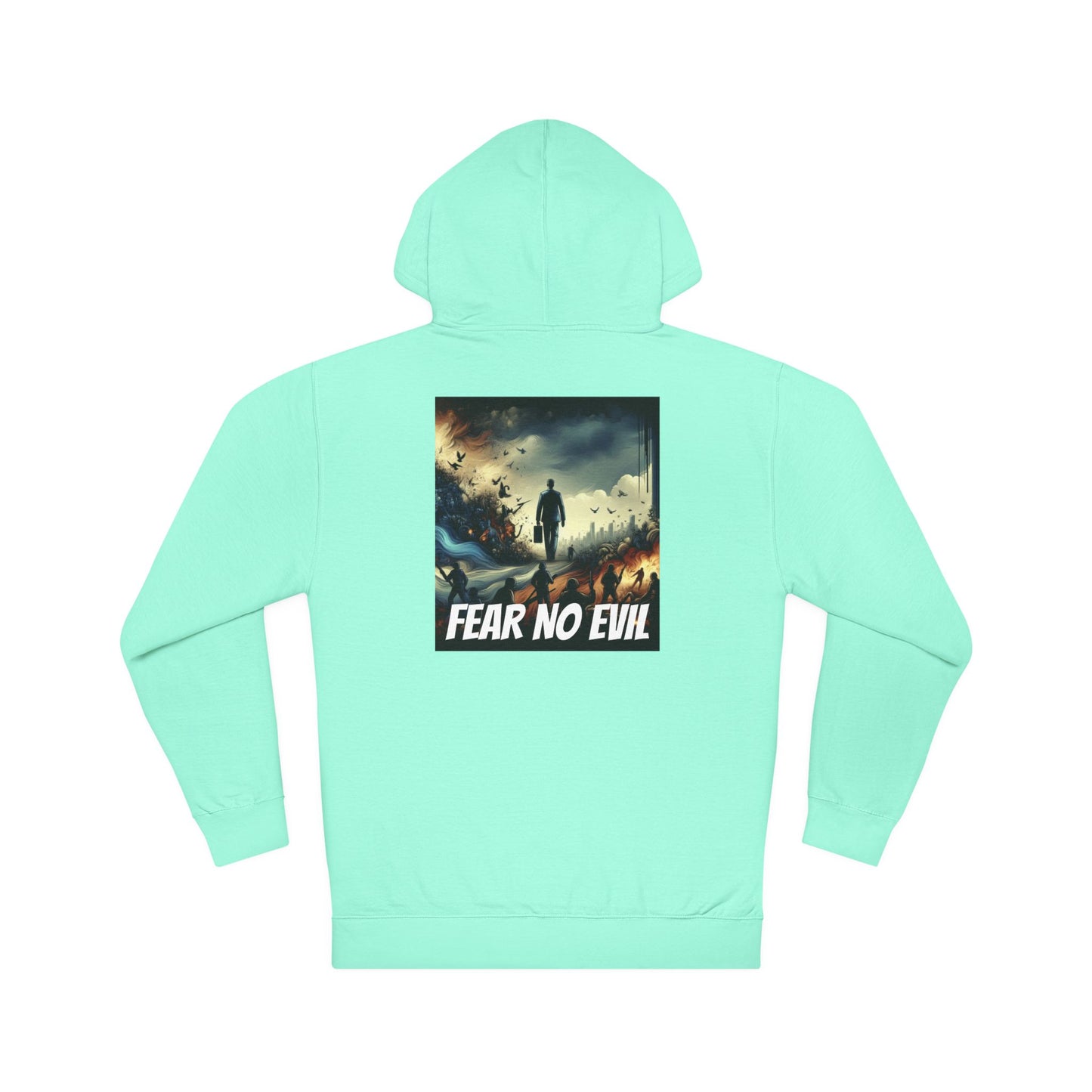 DECODED | FEAR NO EVIL | Unisex Hooded Sweatshirt
