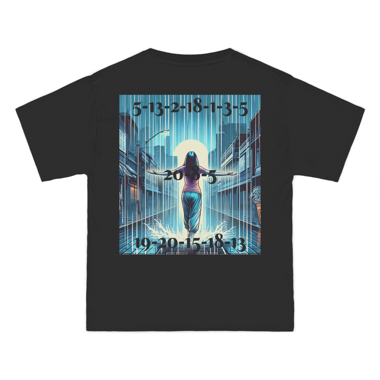 ENCODED | EMBRACE THE STORM Unisex Beefy-T® Short-Sleeve T-Shirt