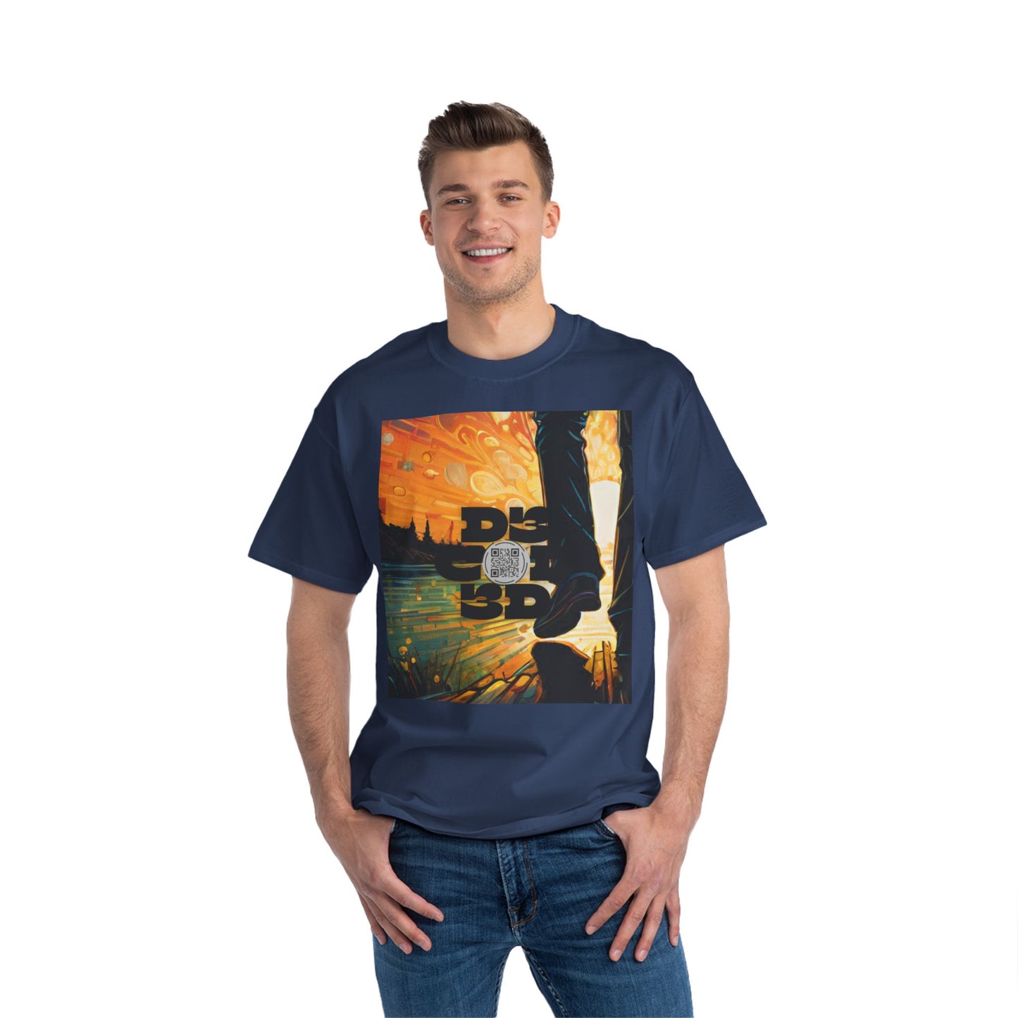 ENCODED | KEEP GOING Unisex Beefy-T® short-sleeve T-shirt