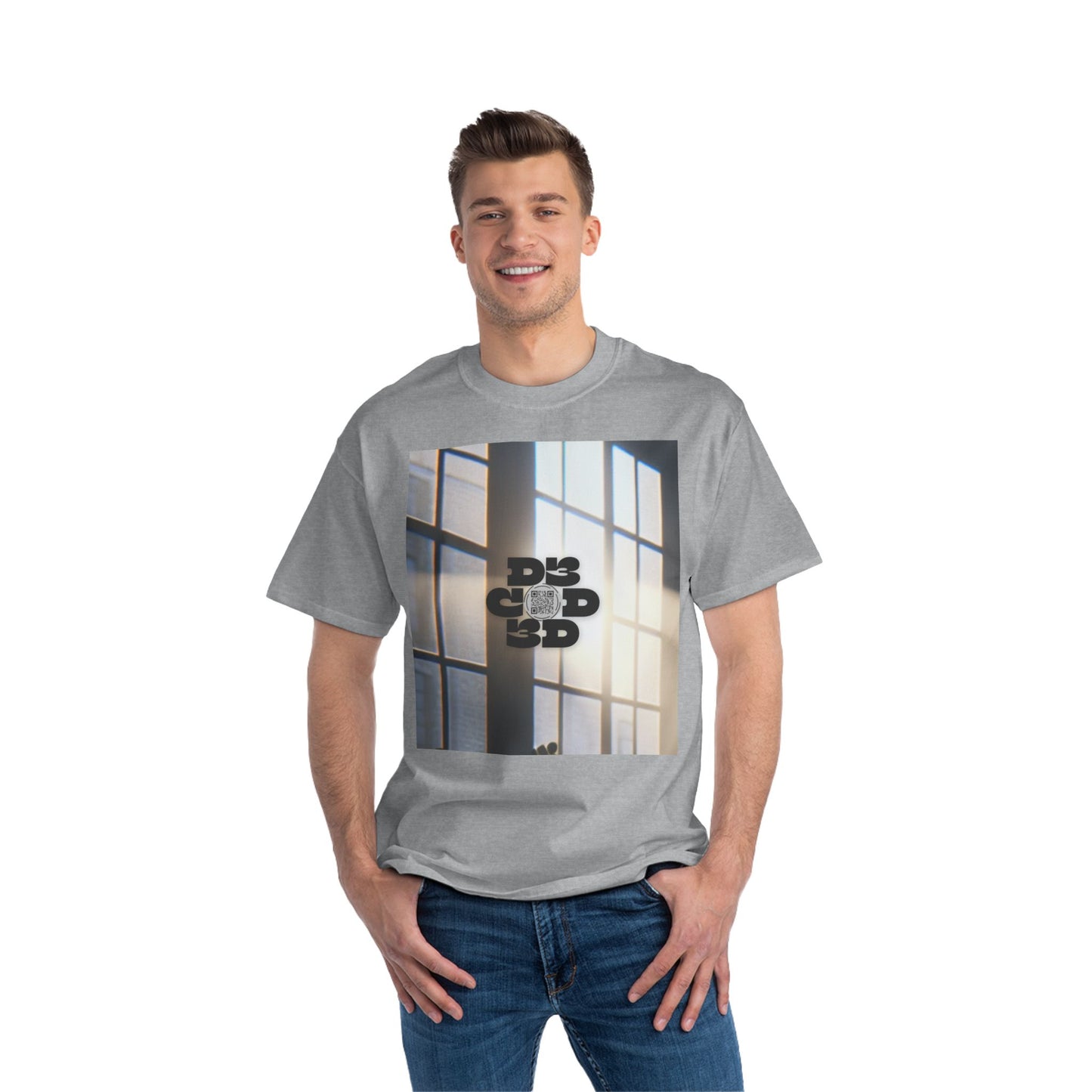 ENCODED | YOU ARE THE AUTHOR OF YOUR STORY Unisex Beefy-T® Short-Sleeve T-Shirt