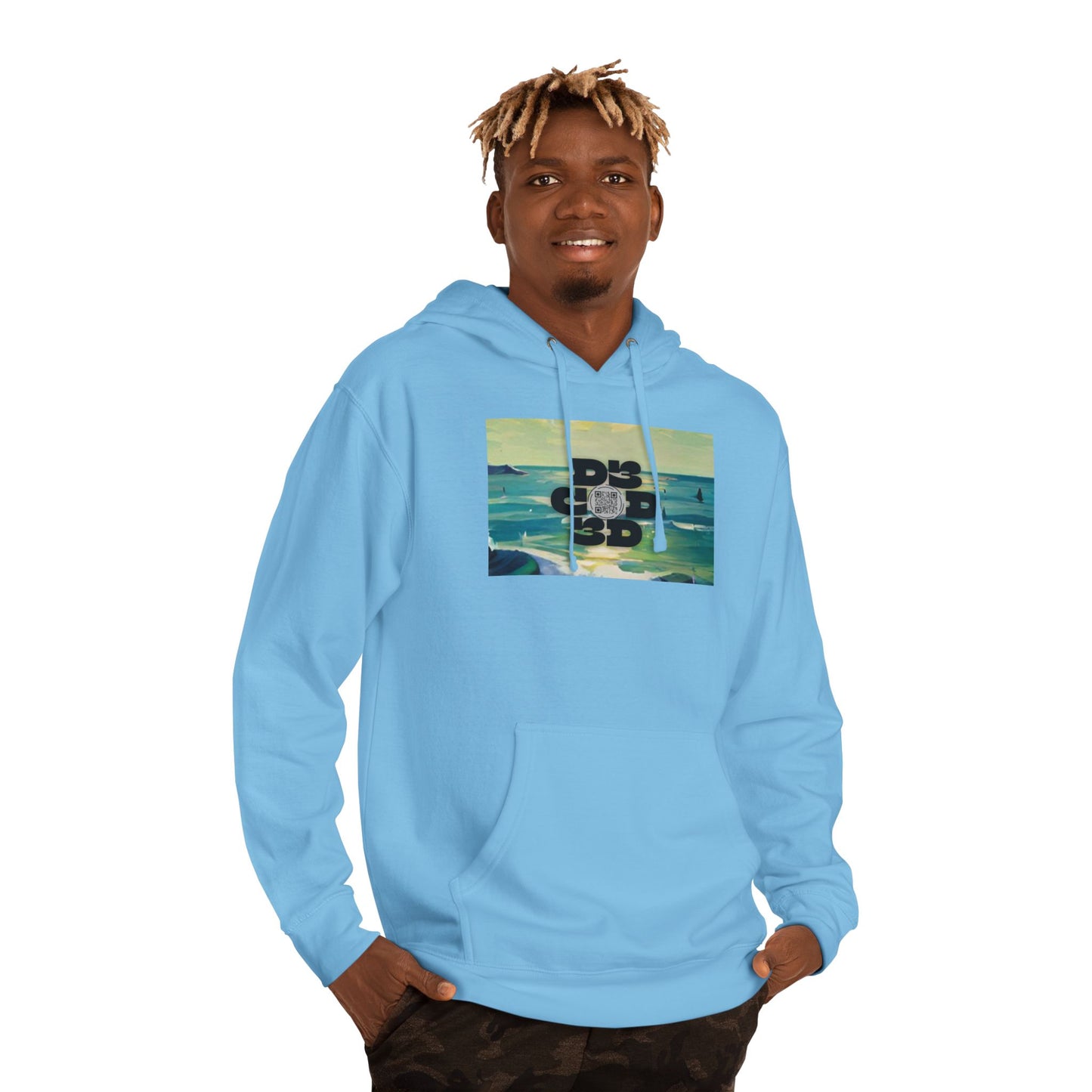 NO CODE | FIND YOUR HAPPY PLACE | Unisex Hooded Sweatshirt