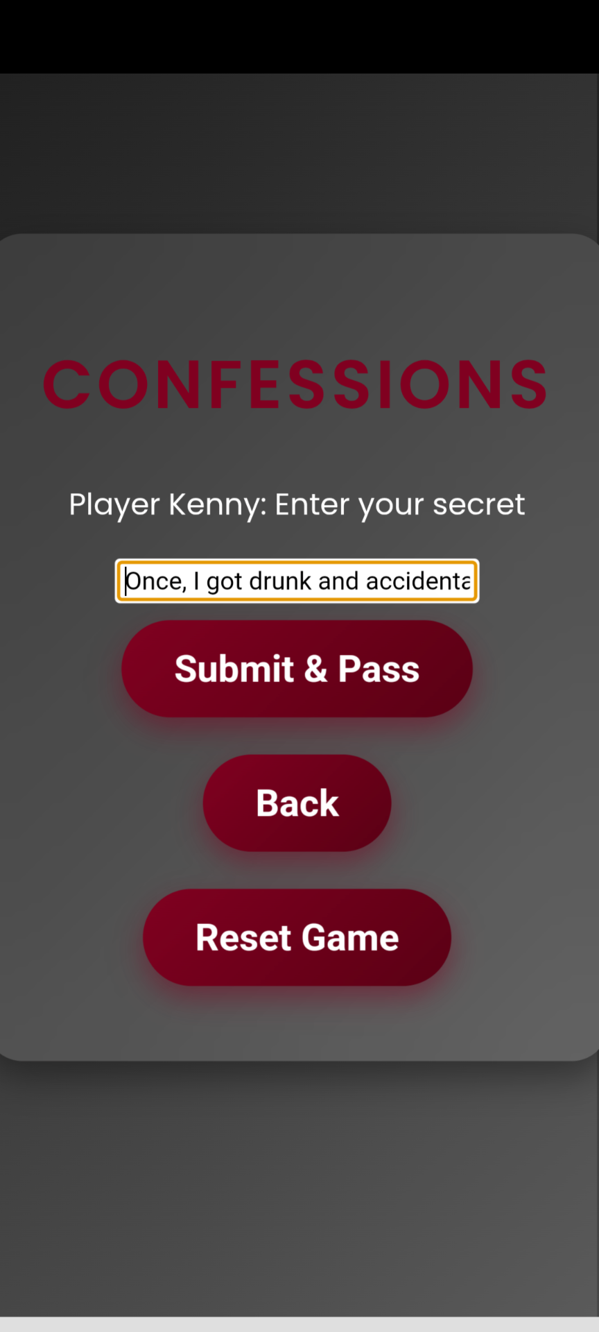 CONFESSIONS