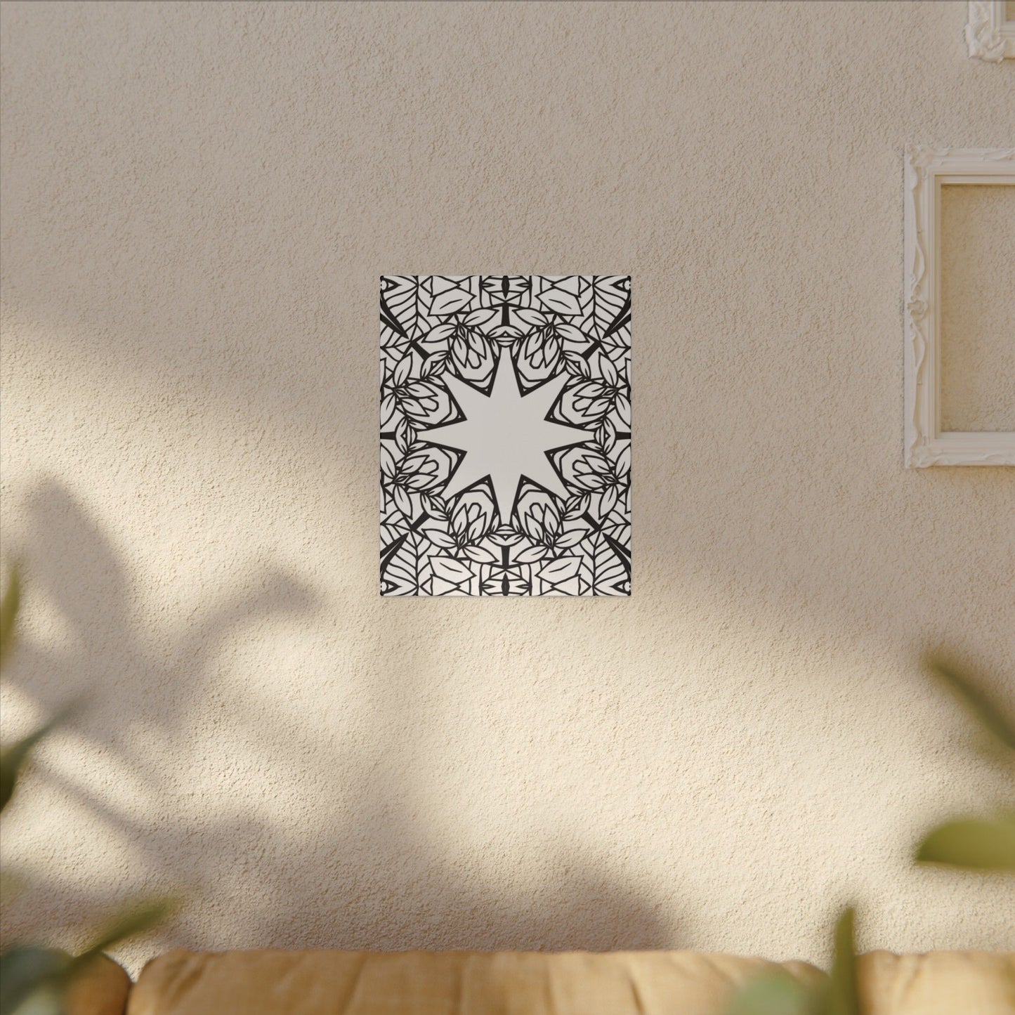 Paint-Your-Own Mandala Canvas Design #3, Stretched, 0.75" (Multi-Size)
