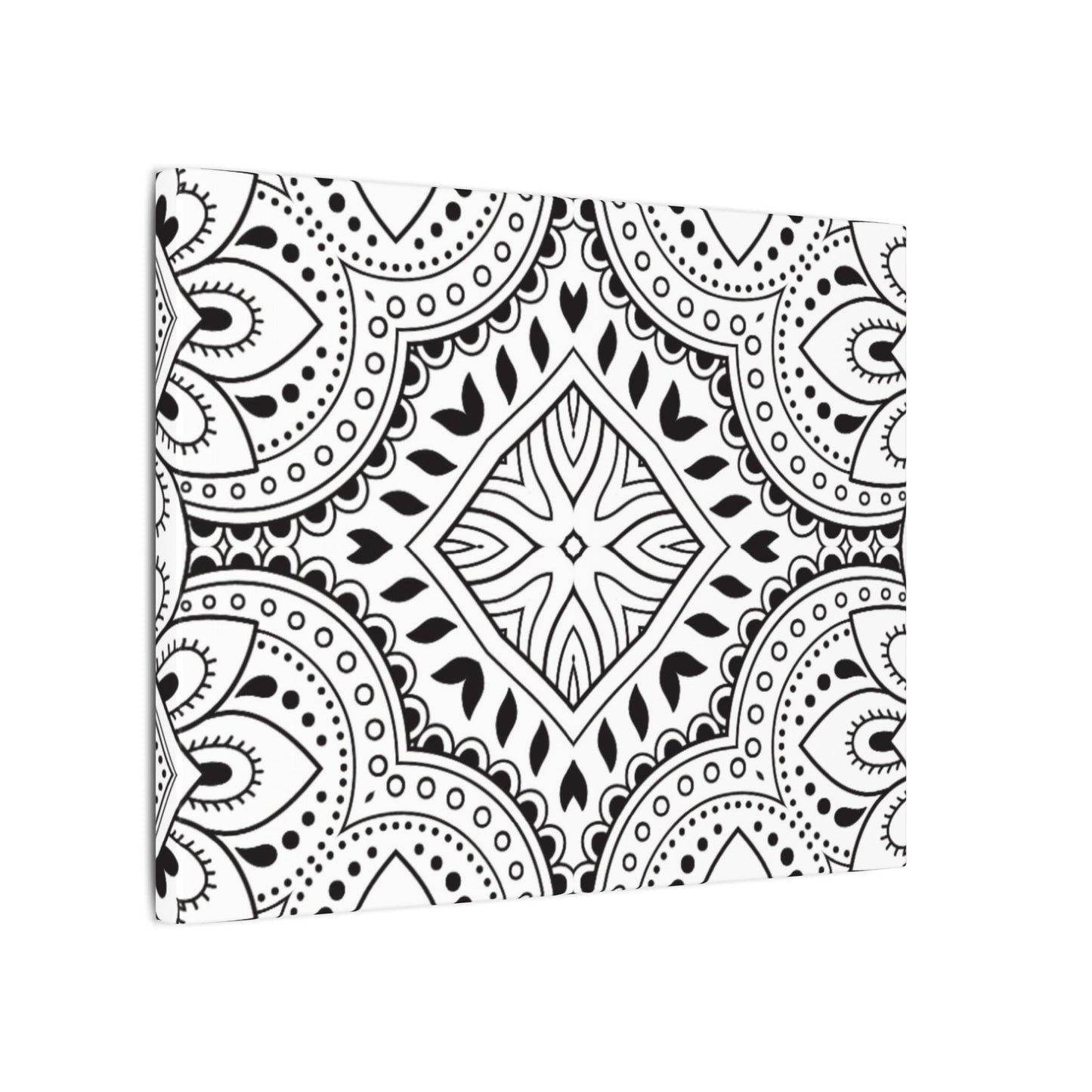 Paint-Your-Own Mandala Canvas Design #19, Stretched, 0.75" (Multi-Size)