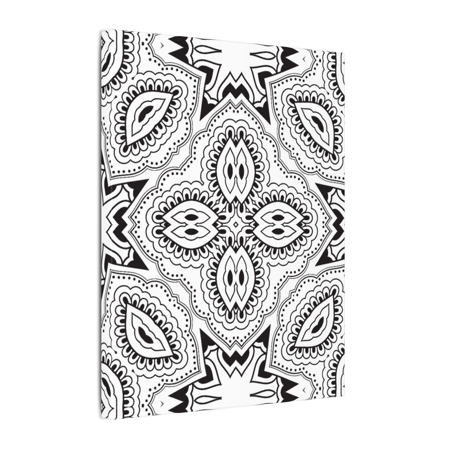 Paint-Your-Own Mandala Canvas Design #36, Stretched, 0.75" (Multi-Size)