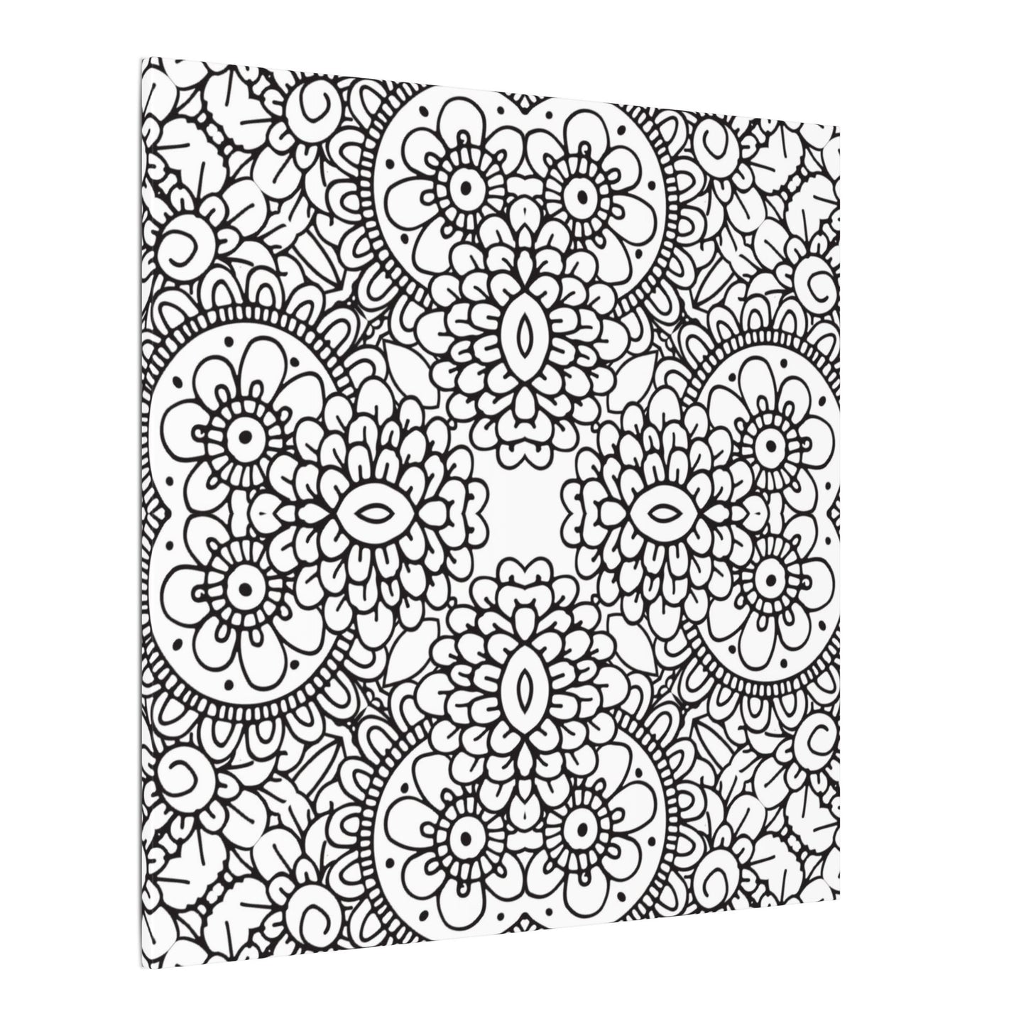 Paint-Your-Own Mandala Canvas Design #11, Stretched, 0.75" (Multi-Size)