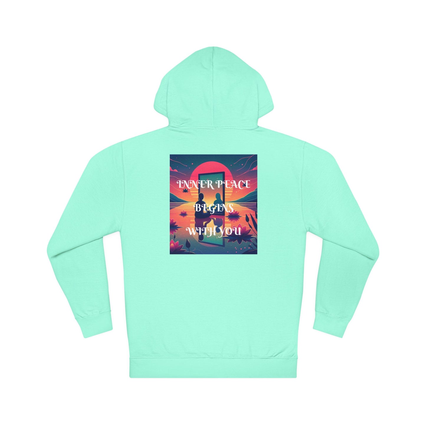 DECODED | INNER PEACE BEGINS WITH YOU | Unisex Hooded Sweatshirt
