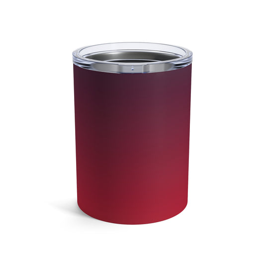 10oz Elite Gradient Tumbler — Crimson Reds Stainless Insulated Cup