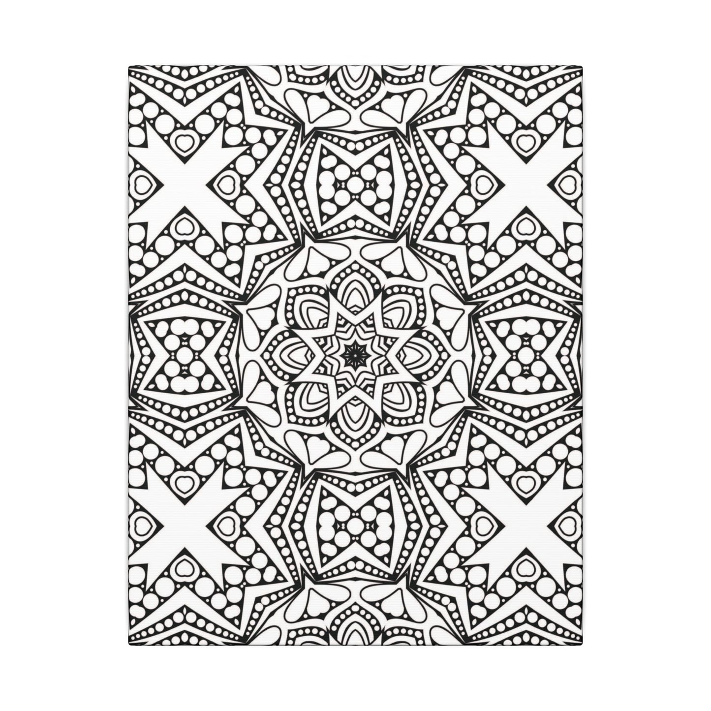 Paint-Your-Own Mandala Canvas Design #18, Stretched, 0.75" (Multi-Size)