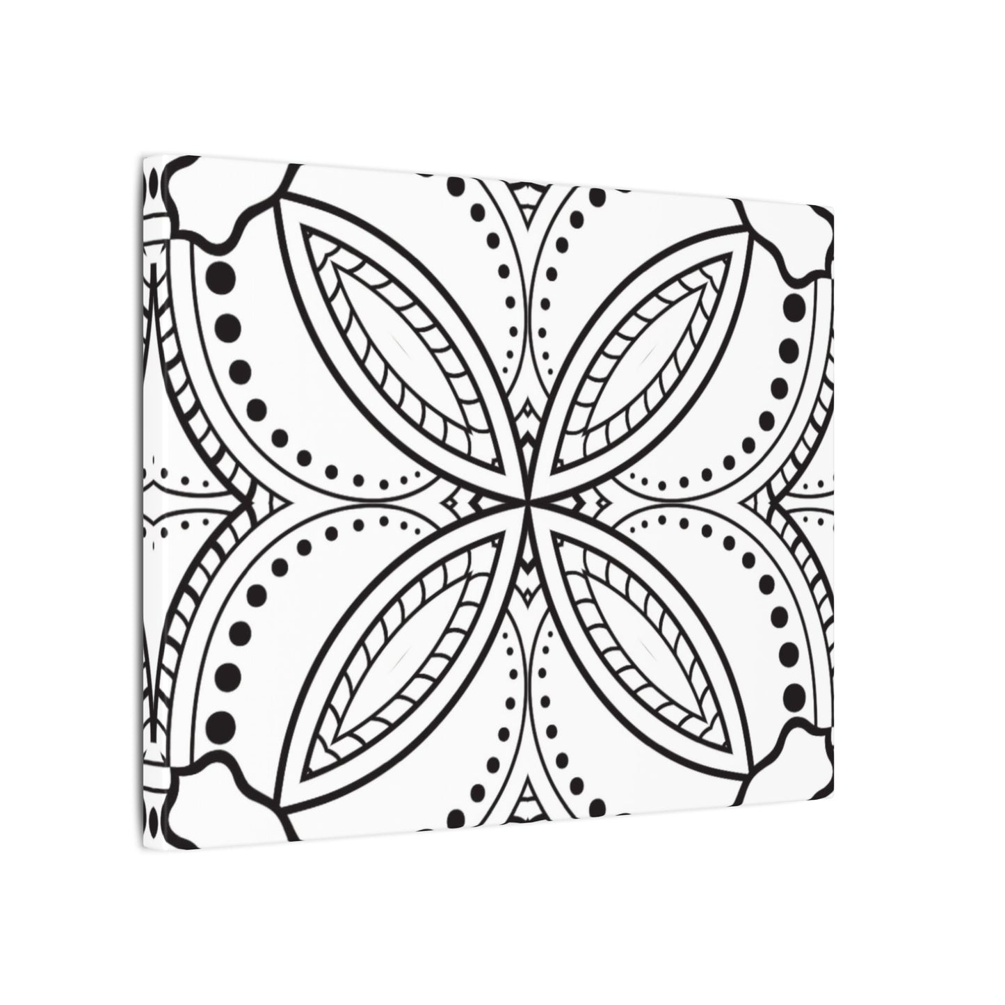 Paint-Your-Own Mandala Canvas Design #8, Stretched, 0.75" (Multi-Size)