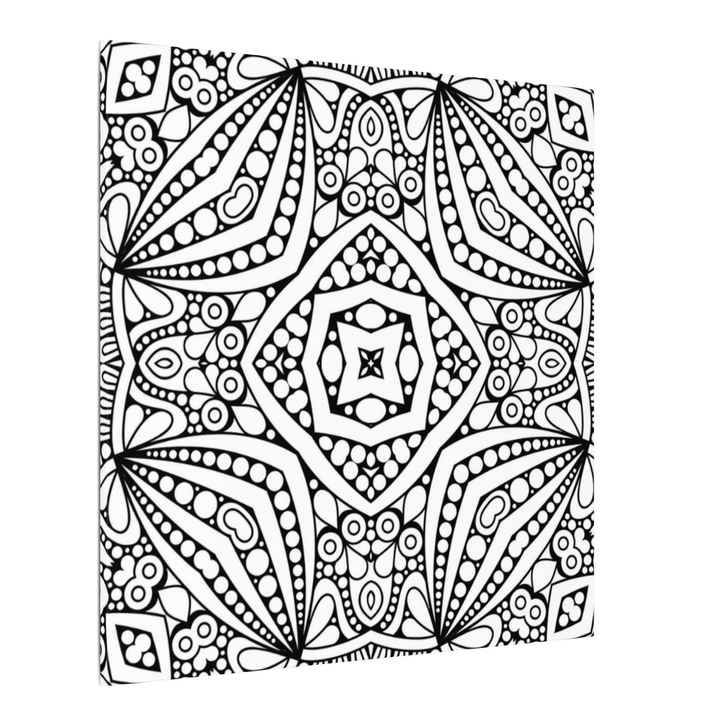 Paint-Your-Own Mandala Canvas Design #39, Stretched, 0.75" (Multi-Size)